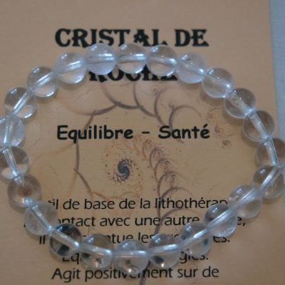 bracelet pour la santé cristal de roche