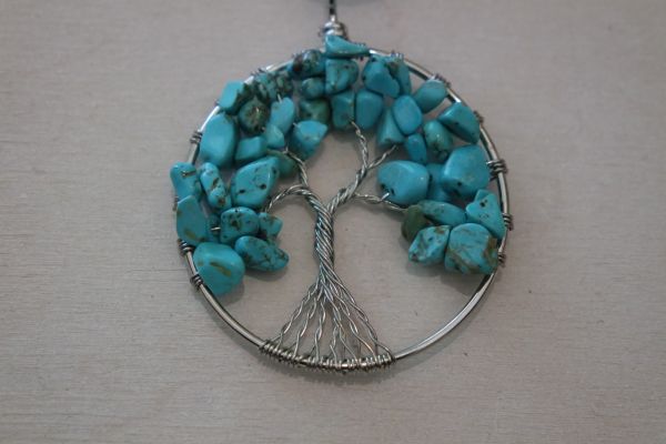 pendentif arbre de vie howlite