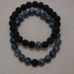 bracelets pour couple sodalite et lave