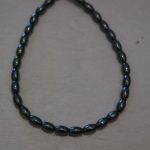 collier perles hématite