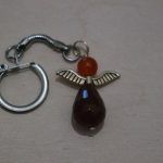 porte-clés ange en cornaline