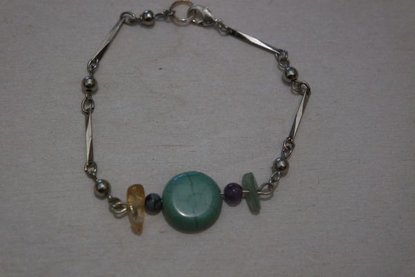 bracelet d'harmonie howlite turquoise