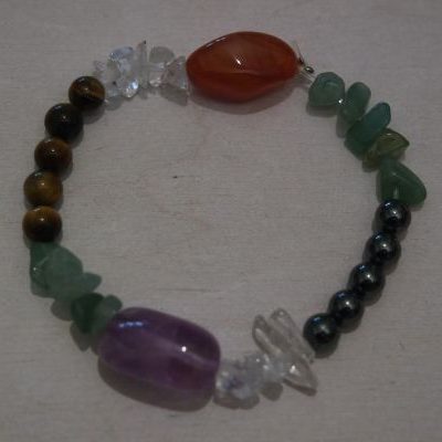 bracelet d&rsquo;harmonie améthyste et cornaline