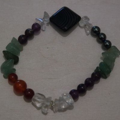 bracelet d&rsquo;harmonie onyx noir