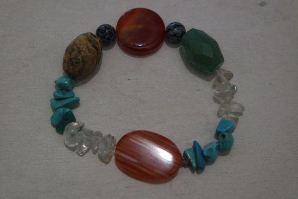 bracelet d'harmonie aventurine et cornaline