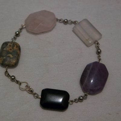 bracelet d&rsquo;harmonie perles plates