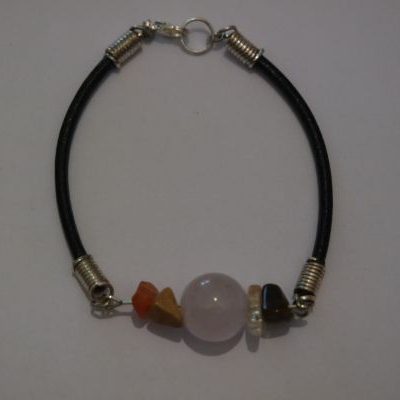 bracelet d&rsquo;harmonie quartz rose