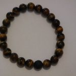 bracelets pour couple œil de tigre et lave