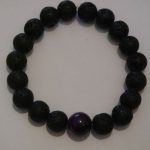bracelet aromathérapie lave et améthyste