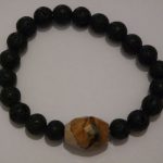 bracelet aromathérapie lave et jaspe paysage