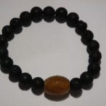 bracelet aromathérapie lave et agate