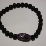 bracelet aromathérapie lave et améthyste