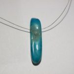 pendentif de sérénité agate bleue