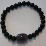 bracelet aromathérapie lave et agate
