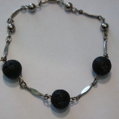 bracelet aromathérapie lave naturelle