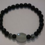 bracelet aromathérapie lave quartz rutile agate