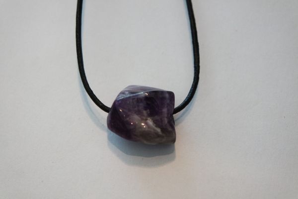 pendentif pierre percée améthyste sérénité – Image 2