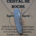 pendentif de santé cristal de roche
