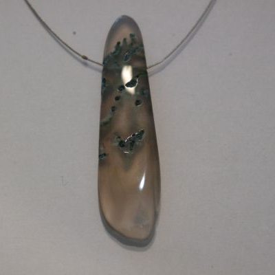 pendentif de protection agate dendrite