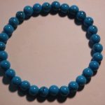 bracelet perles howlite bleue