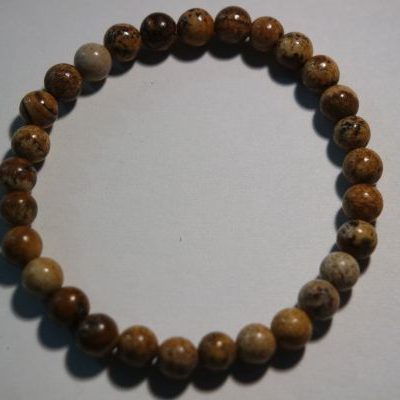 bracelet perles jaspe paysage