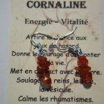 boucles d&rsquo;oreilles baroques cornaline